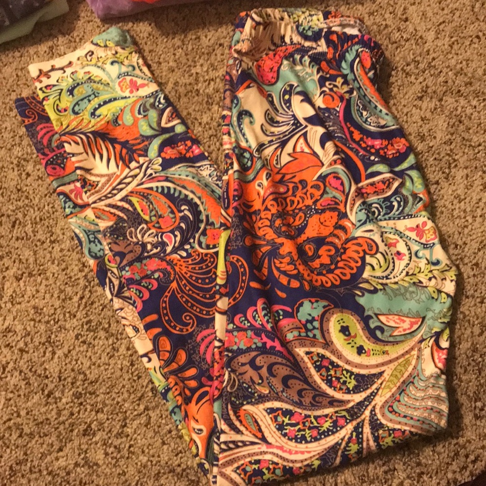 Paisley leggings